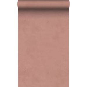 Origin Wallcoverings Tapete Lehmputz Terrakottarosa 50 x 900 cm