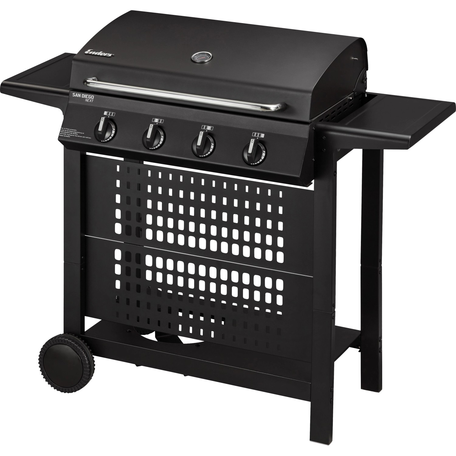 Enders® Gasgrill San Diego Next 4 mit 4 Brennern Schwarz