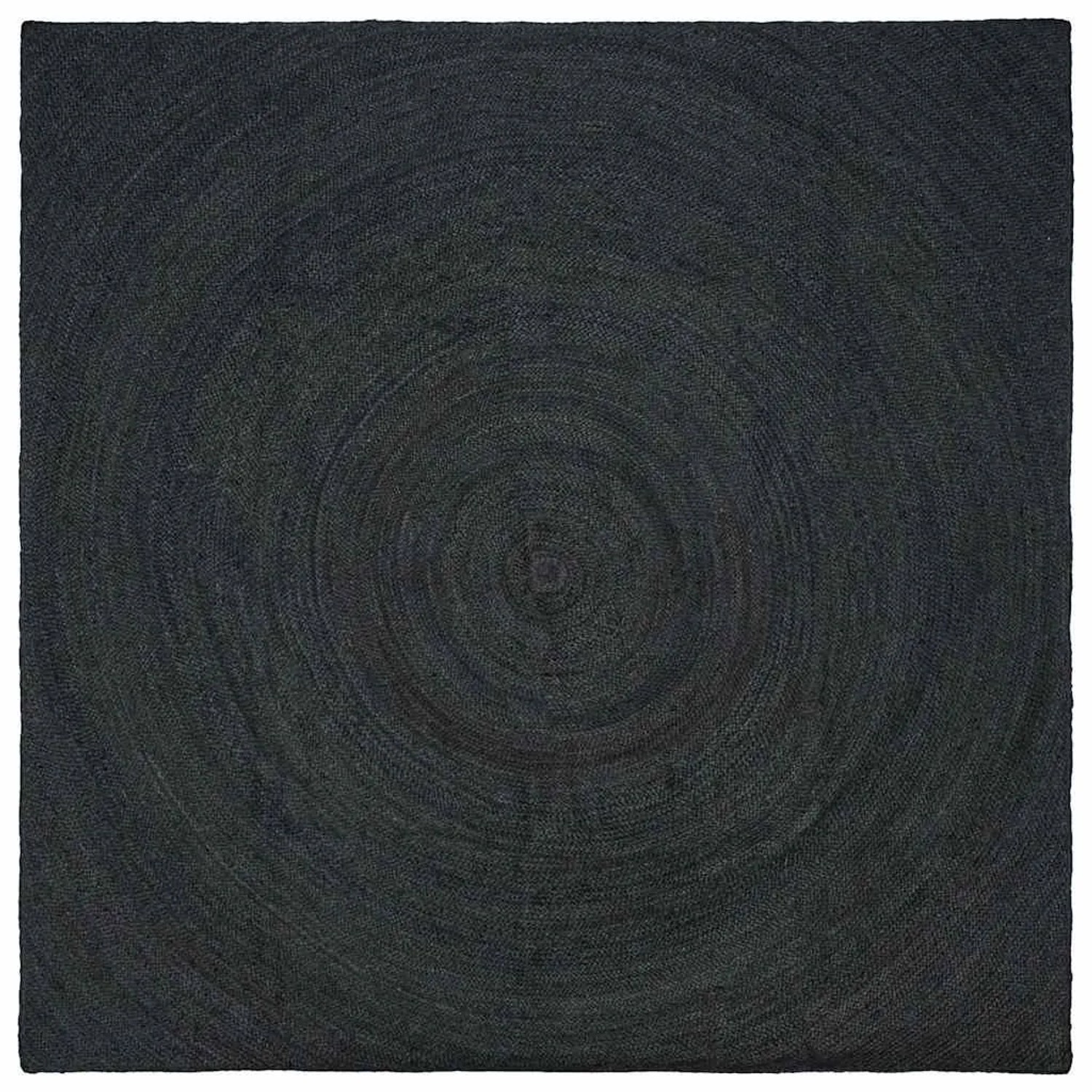 vidaXL Bereichsteppiche Quadratisch Dunkelgrau 200 x 200 cm Jute 42010566