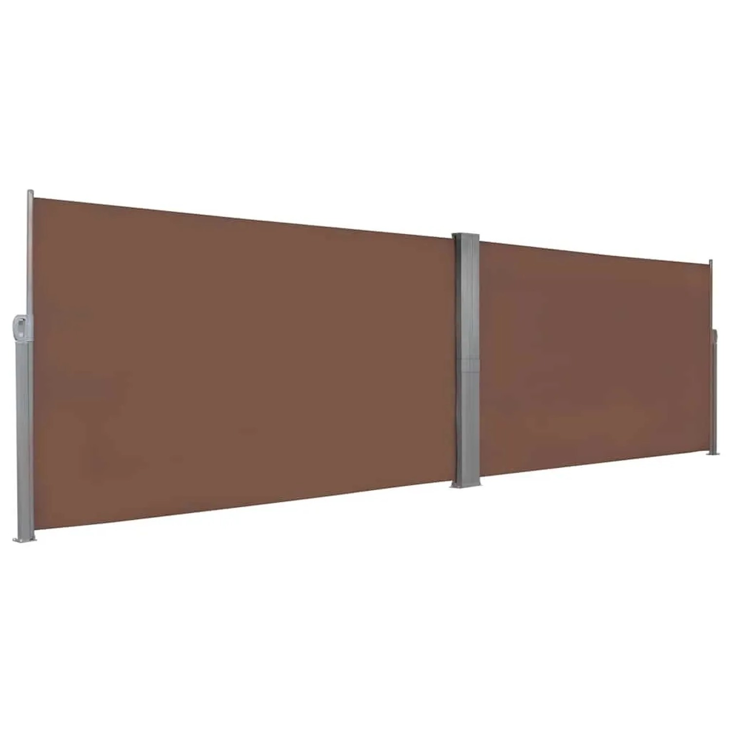 vidaXL Ausziehbare Seitenmarkise 160×600 cm Braun 143681