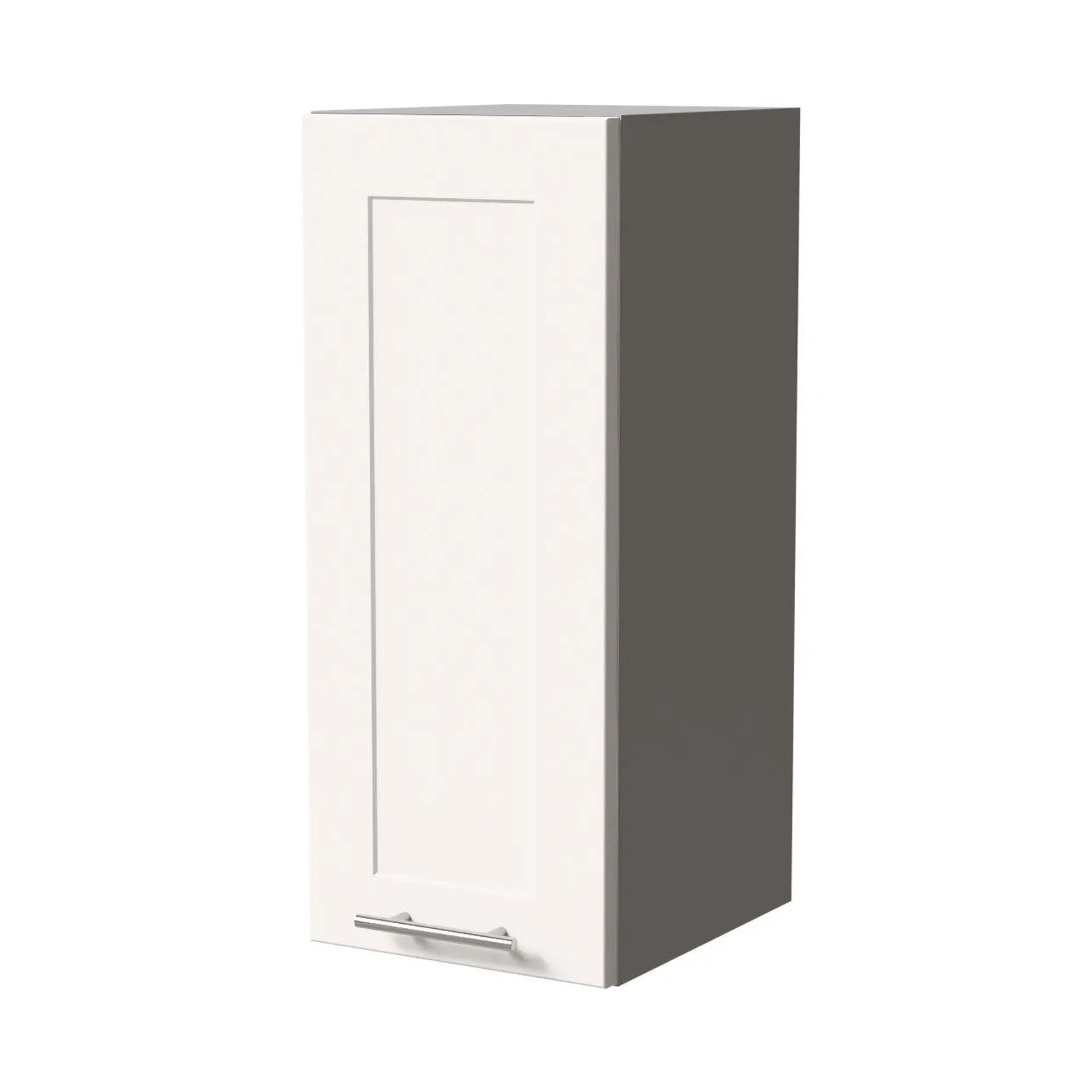 Feldmann-Wohnen Hängeschrank Oslo W2/30 Grau / Weiß Matt 30 / 32,5 / 72cm