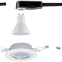 Paulmann LED Einbaustrahler Base, 3er Set, schwenkbar, 5W GU10, für Deckenmontage.