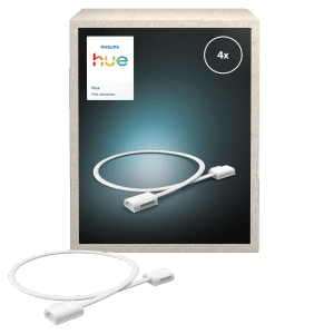 Philips Hue Verbinder Flux Flexibel für LED-Streifen 50 cm 4 Stück Weiß