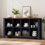 Merax Organizer Regal 140x34x75 cm 8 Staufächer Küche Wohnzimmer Esszimmer_3