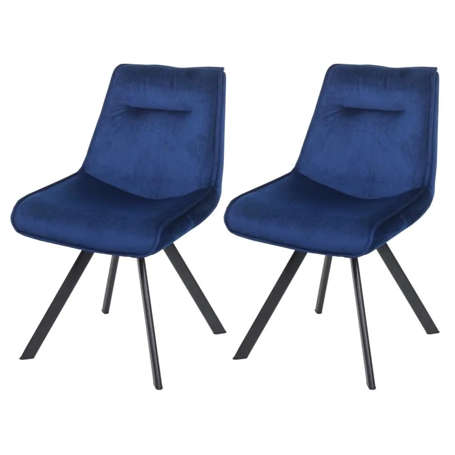 MCW Esszimmerstuhl K24 2er-Set Blau