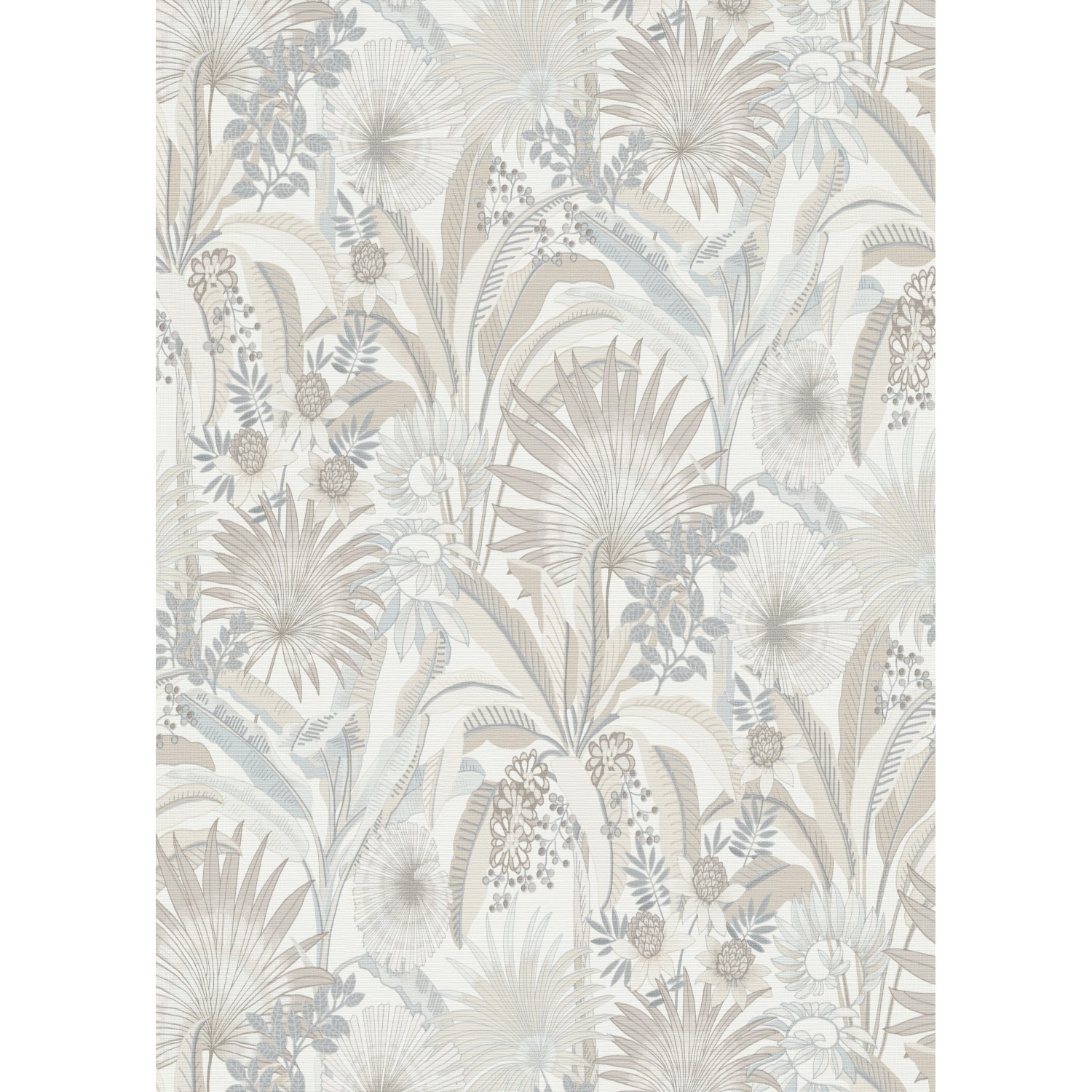 Erismann Vliestapete Martinique Flower Power 10,05 m x 0,53 m Beige günstig online kaufen