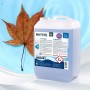 Kanister Bayzid Winterfit Überwinterungsmittel 3l für Pools, mit Herbstblatt im Wasser.