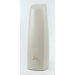 Garantia Regenwasser-Wandtank Elegance, 400 l, sandbeige, mit Hahn (nicht enthalten).