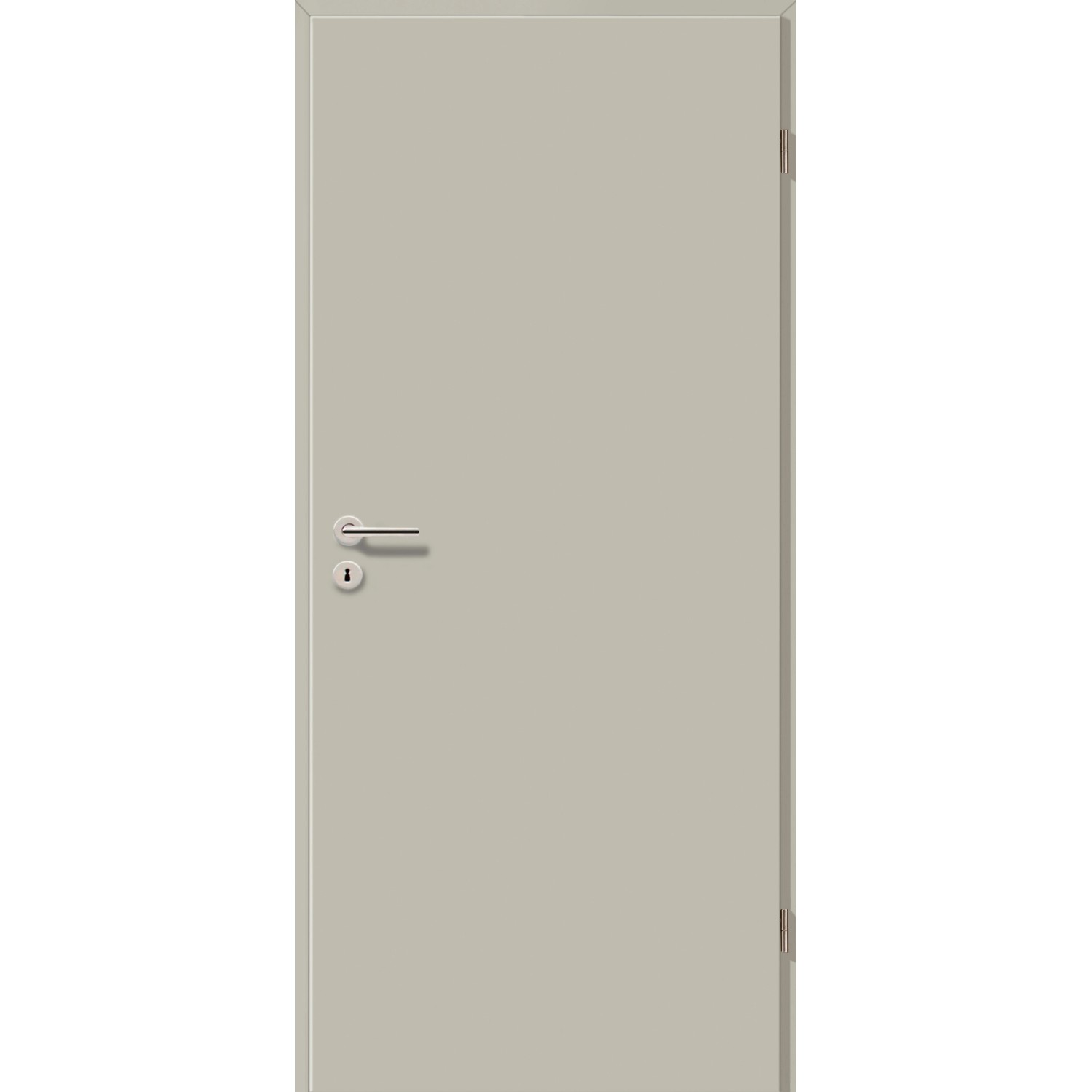 Zimmertür (GLN440) Seidengrau 73,5 cm x 198,5 cm Anschlag L