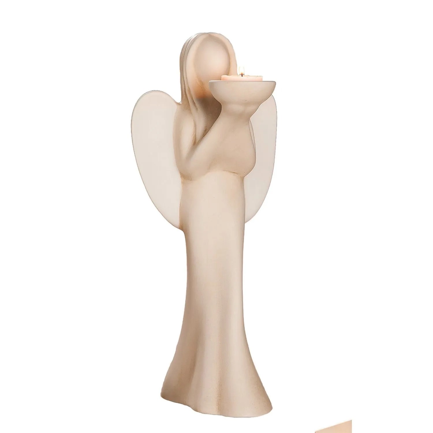 Gilde Teelichtleuchter Francis Creme 36,5 cm x 16 cm