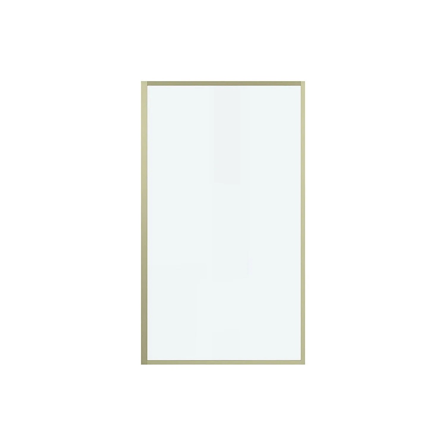 Vente-unique Duschabtrennung Bradenton Goldfarben 70 cm