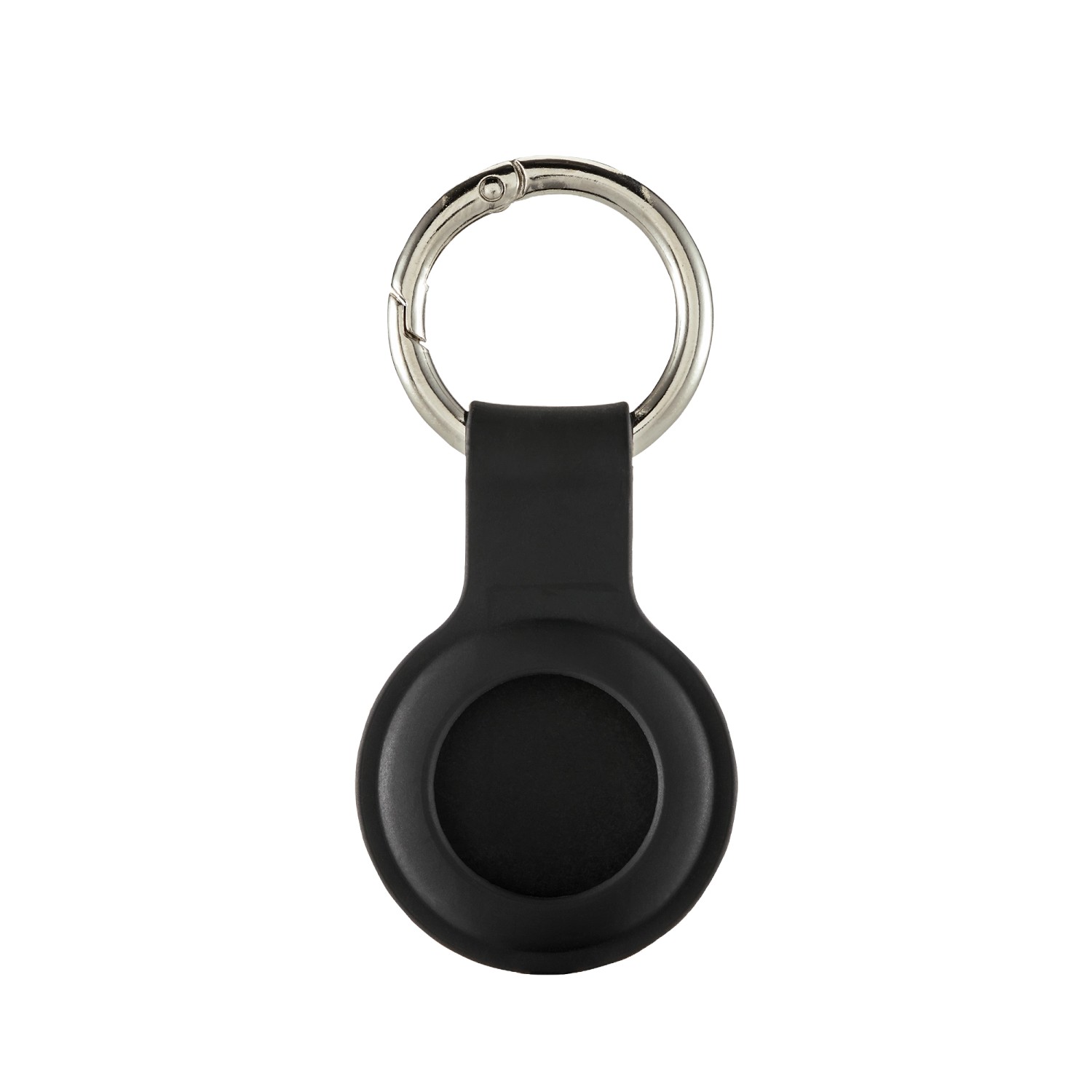 Hama Schlüsselanhänger Fantastic Feel für Apple AirTag Silikon-Look Schwarz