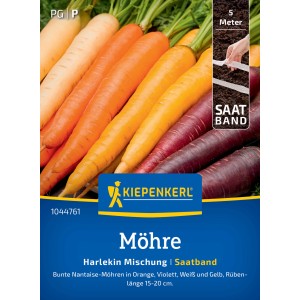 Kiepenkerl Saatgut Möhre Harlekin Mischung, F1, Saatband