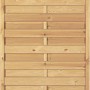 T&J Sichtschutzzaun Maxi-Massiv, grün imprägniertes Holz, 100x150 cm, für Garten und Grundstück