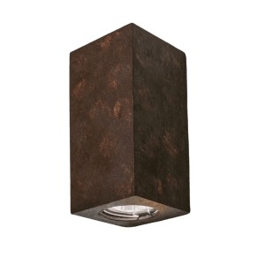 Orion Leuchten Wandleuchte 2-flammig GU10 10W Rost