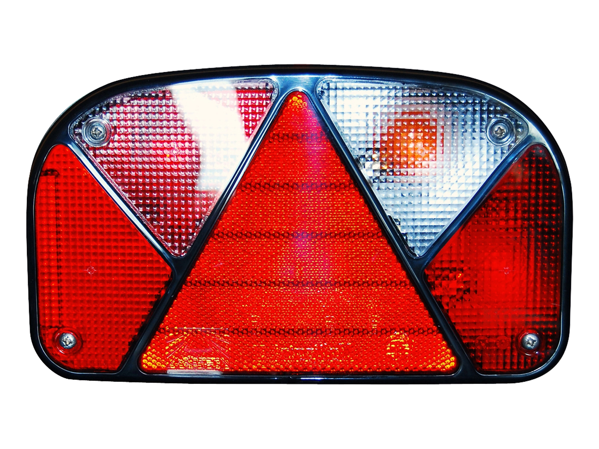 LAS Anhänger-Rückleuchte Multipoint Blinker, Bremslicht,  Kennzeichenleuchte, Nebelschlussleuchte, Rückleuchte, Reflektor hinten