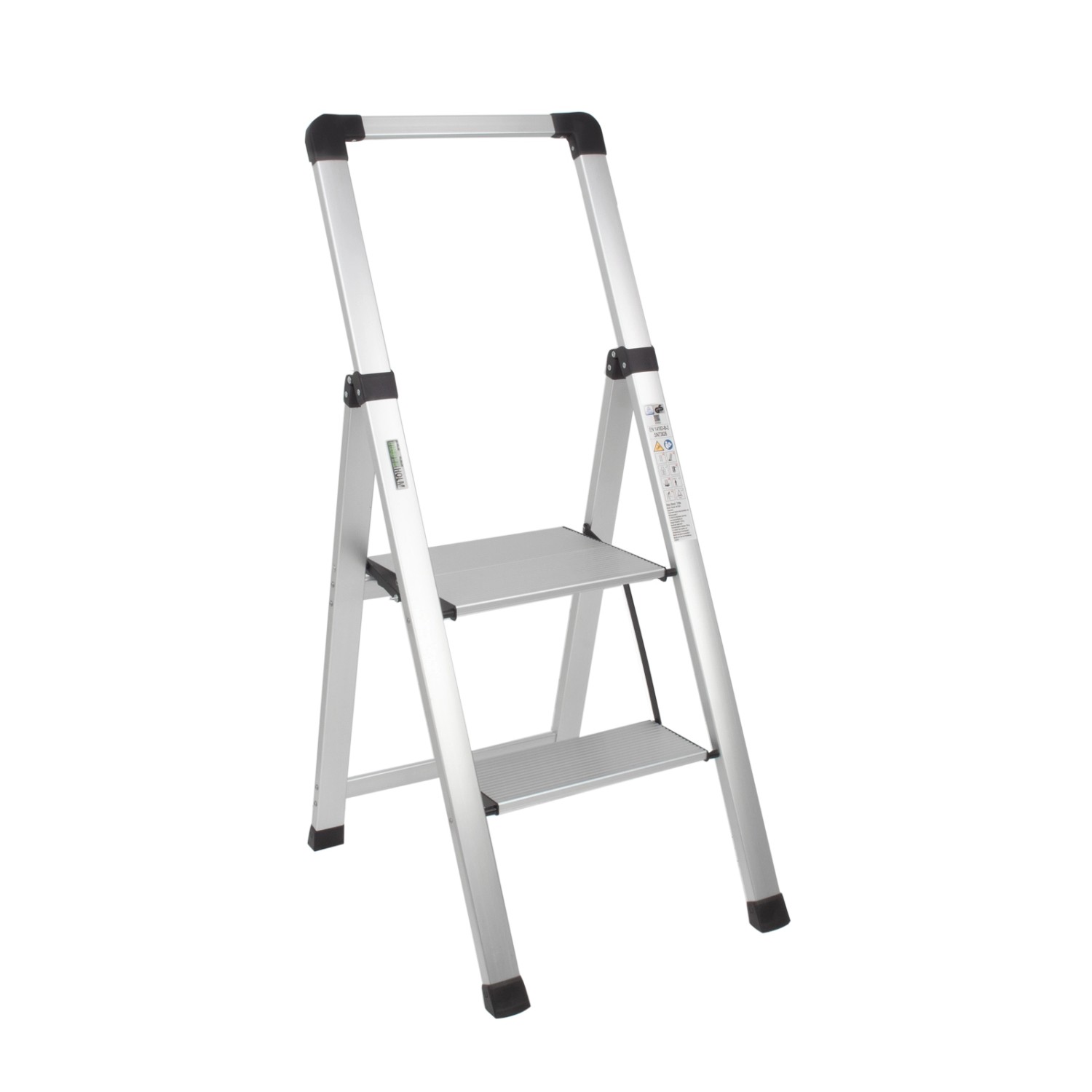 TRUTZHOLM Alu Trittleiter 2 Stufig Klappbar Handlauf 150kg Anti Rutsch Trit günstig online kaufen