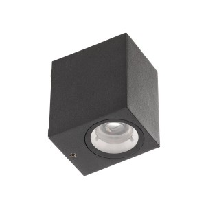 Lucande LED Wandleuchte Außen Tavi 9616014 Spritzwassergeschützt Modern in Alu aus Aluminium 1-flammig