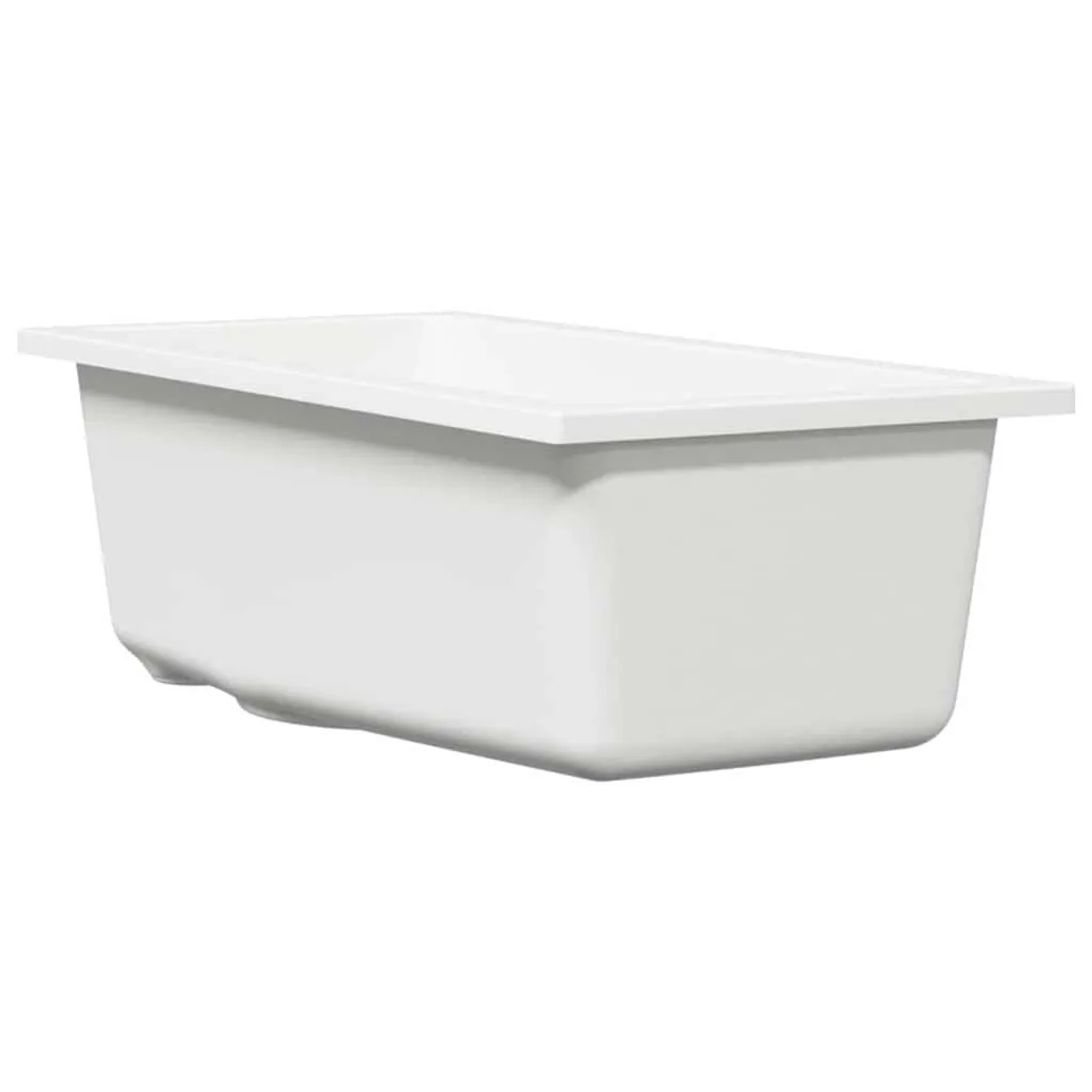 vidaXL Küchenspüle Weiß 21 x 44 x 14 cm Granit 4012358