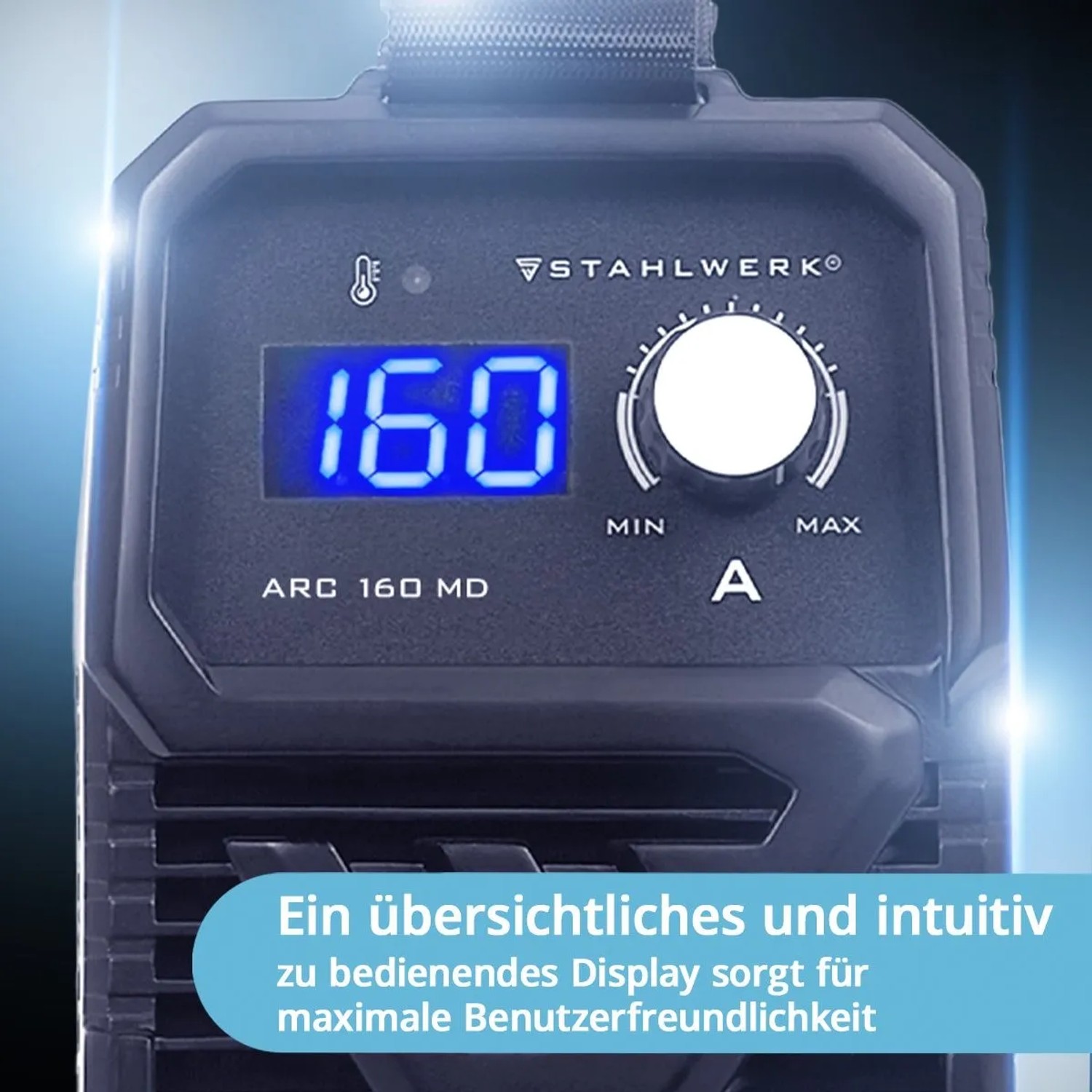 STAHLWERK Schweißgerät ARC 160 MD DC Vollausstattung Mit 160 Ampere_6