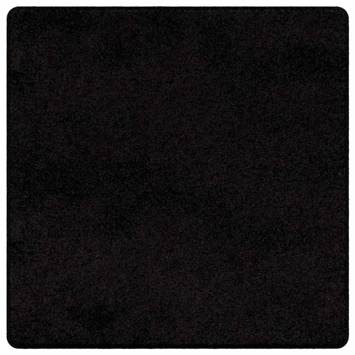 vidaXL Teppichläufer Schwarz 100 x 100 cm 100% Polypropylen Tuft 42011410 günstig online kaufen