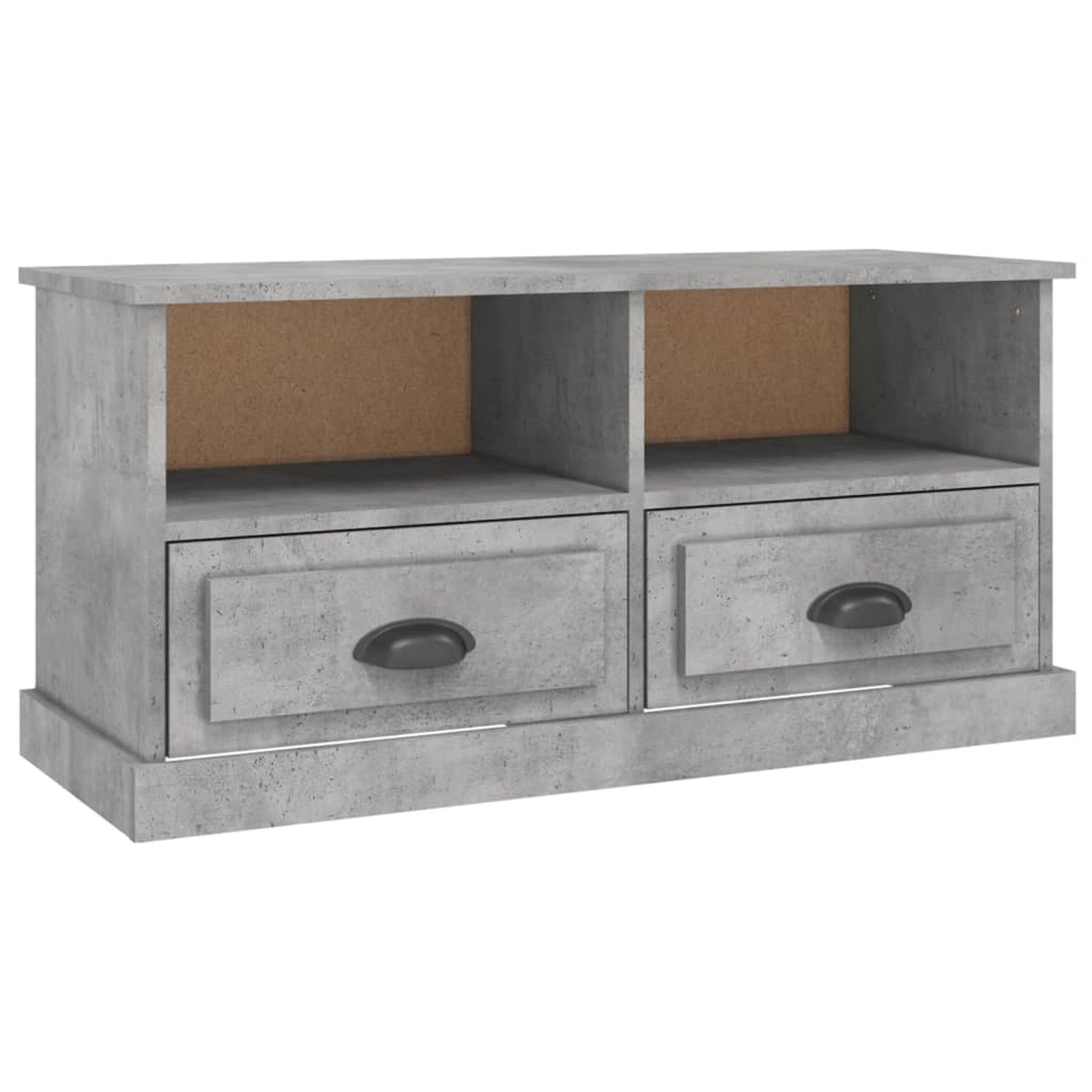 Vidaxl Tv-schrank Betongrau 93x35,5x45 Cm Holzwerkstoff günstig online kaufen