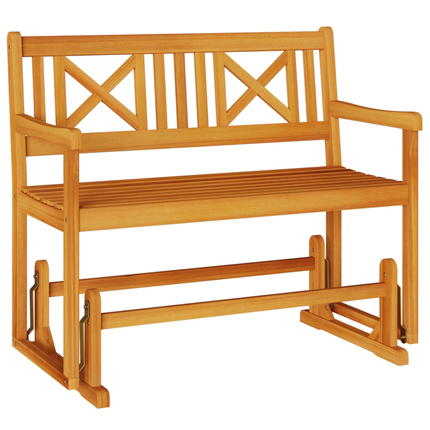 vidaXL 2-Sitzer Garten-Schaukelbank 110x59x97 cm Massivholz Akazie 4105522 günstig online kaufen