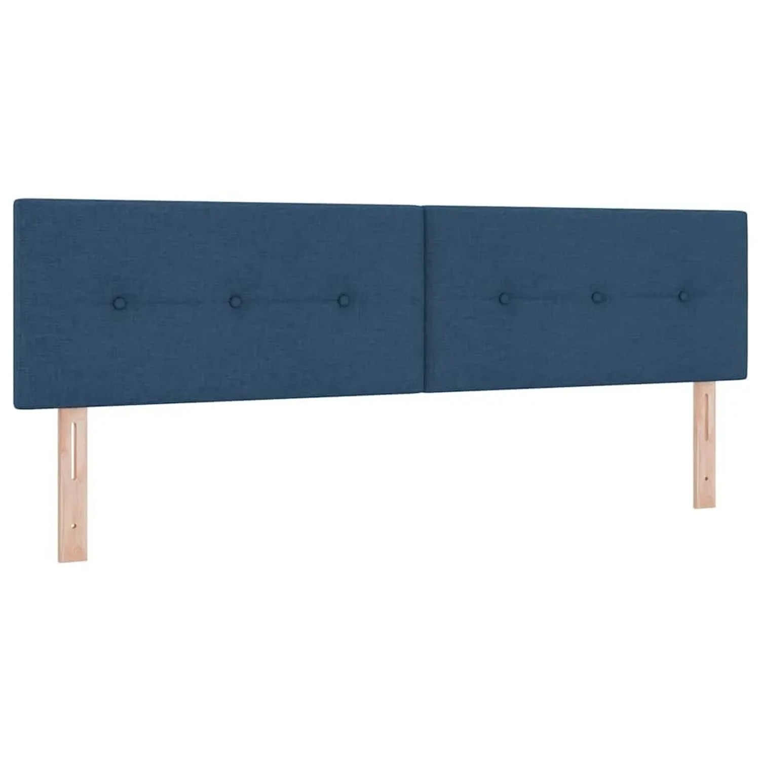 vidaXL Kopfteil mit Kopfteil Blau 180 cm Kunstleder 42007182