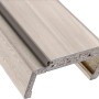 Türrahmen CPL Eiche Silber, 61x198,5x12,5 cm, links/rechts verwendbar.