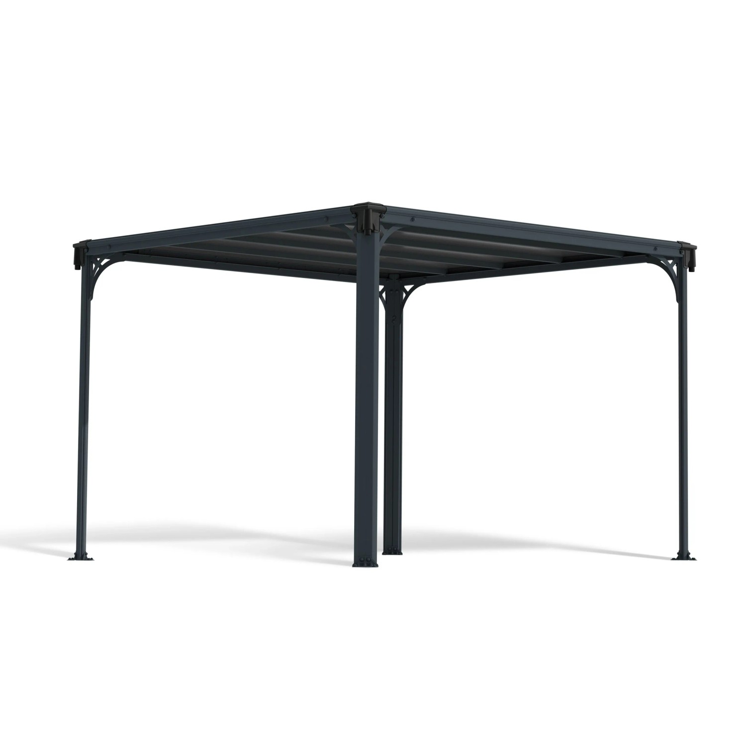 Canopia Gartenpavillon Milano 3.1 x 3.1 Anthrazit günstig online kaufen