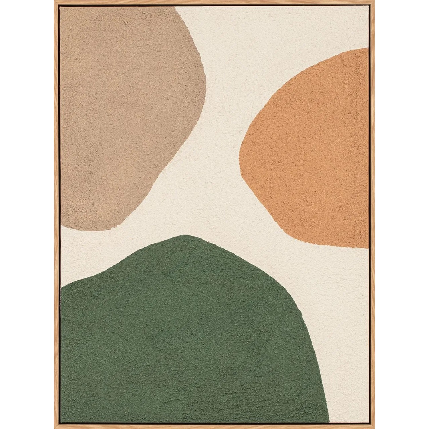 Art Universe Leinwandbild Brown Dots 60 x 80 cm