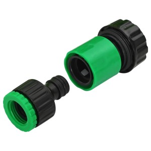 vidaXL Gartenschlauch 5-Lagig Grün und Gelb 30 m PVC 42035825