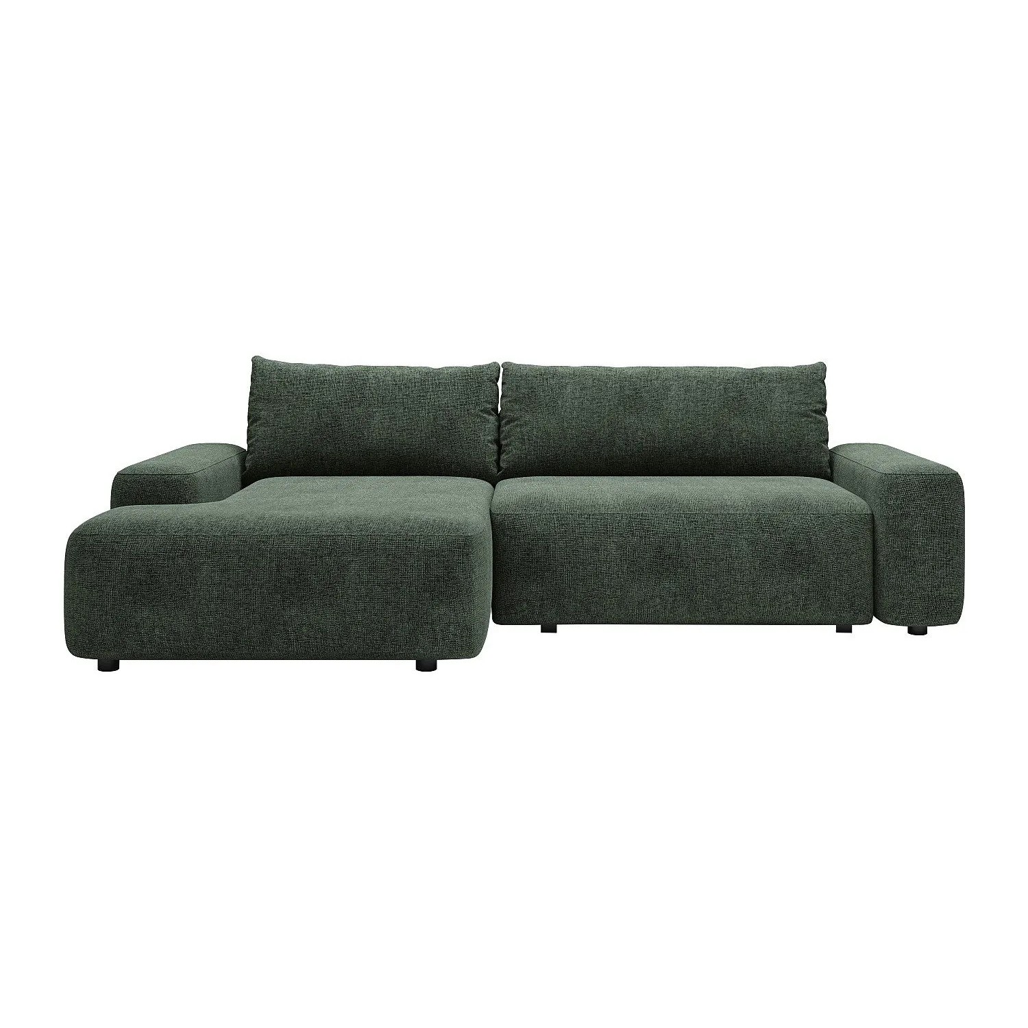 Vente-unique Schlafsofa Daviso Tannengrün 264 cm