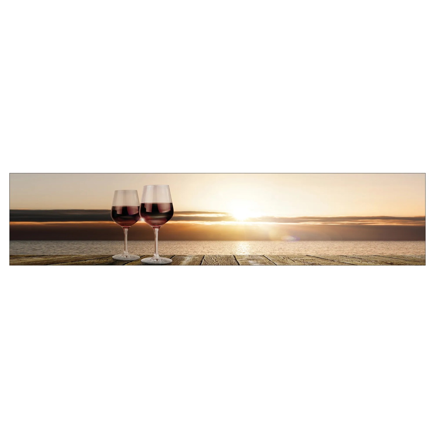 MySpotti Küchenrückwand Profix Cucina Feierabend 270 x 60 cm Weinrot