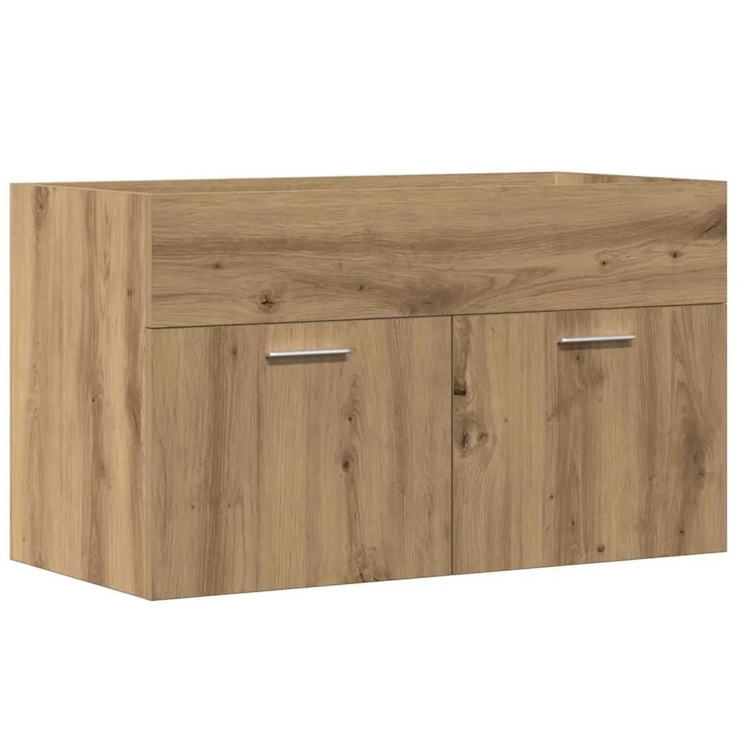 vidaXL Waschbeckenunterschrank Artisan-Eiche 90x38,5x46 Holzwerkstoff 85621 günstig online kaufen
