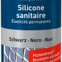 OBI Sanitär-Silikon, schwarz, 310ml Kartusche für Bad, Küche & WC. Dauerelastisch und pilzhemmend.