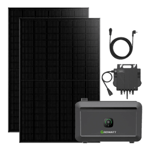 Growatt NOAH 2000 Balkonkraftwerk 910W mit NEO 800W Microinverter und 5M AC Kabel