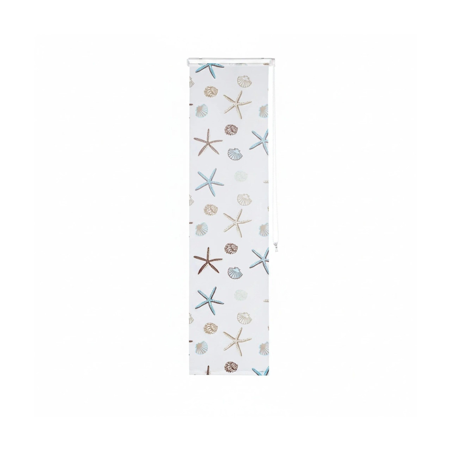 Relaxdays Duschrollo Kunststoff Aluminium Semitransparent Bedruckt Wasserabweisend Schnelltrocknend 60 cm x 240 cm 0,36 kg