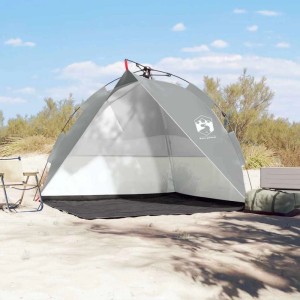 vidaXL Strandzelt Grau Quick Release Wasserdicht 4004154