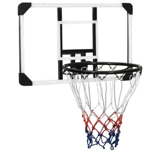 vidaXL Basketballkorb Transparent 71x45x2,5 cm Polycarbonat 93670