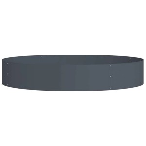 vidaXL Pflanzenring Anthrazit 120 x 120 x 20 cm Kaltgewalzter Stahl 873638