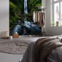 Komar Fototapete Vlies Glenevin Falls (200x250 cm) mit Wasserfall-Motiv im Schlafzimmer.