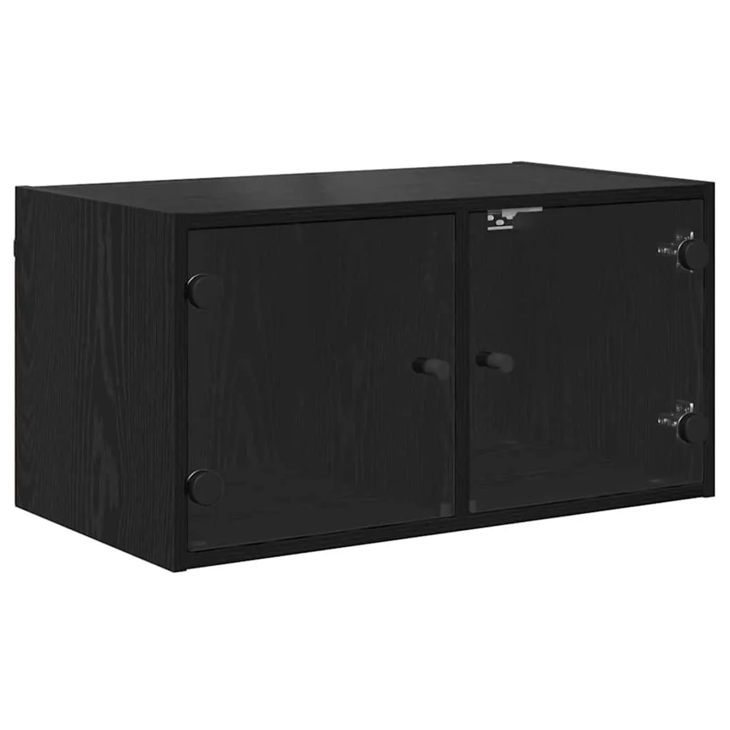 vidaXL Wandschrank Schwarz Eichen-Optik 68 x 37 x 35 cm Holzwerkstoff 88291 günstig online kaufen