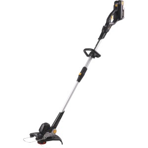 Texas Akku-Trimmer GTX 4000 mit Akku, Rasentrimmer mit Teleskopgriff und drehbarem Kopf.