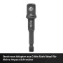 Einhell Adapter für KFZ Impact Stecknuss Set, 1/2 Zoll, CrMo-Stahl.