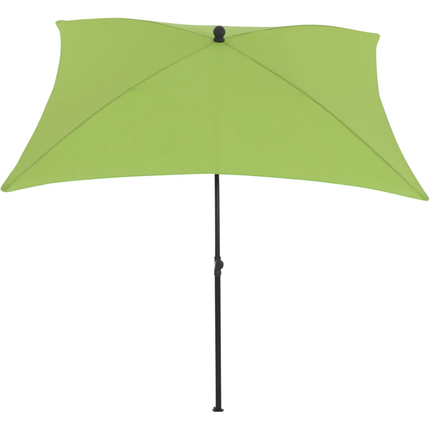 Grüner Siena Garden Marktschirm, 180x180 cm, mit Knickfunktion für optimale Schattenausrichtung.