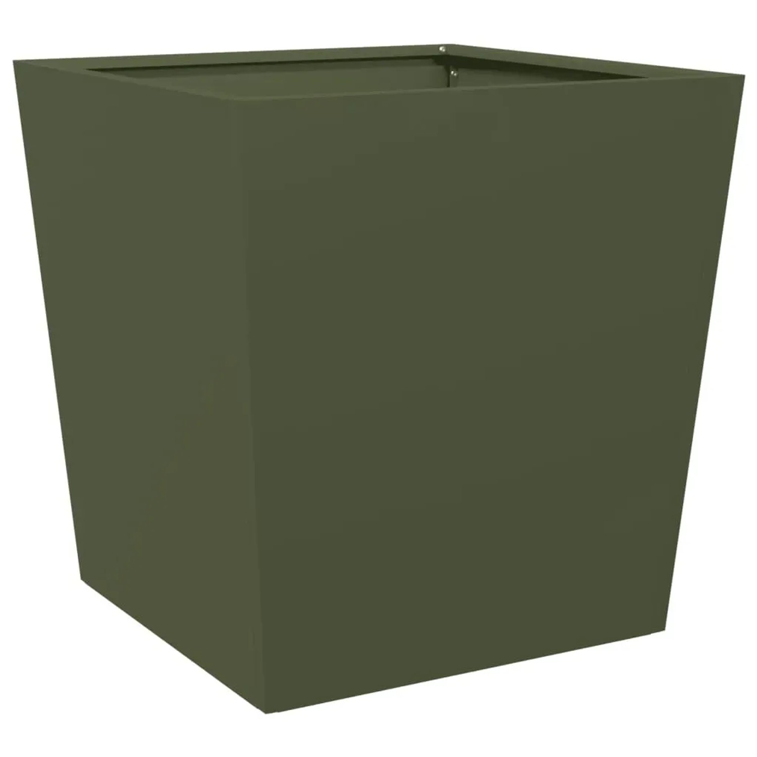 vidaXL Pflanzkübel 2 Stk Olivgrün 50x50x50 cm Stahl 851073_8