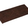 Brauner Filzgleiter, 10x20cm, 3er Set, zum Schutz von Möbeln und Böden.