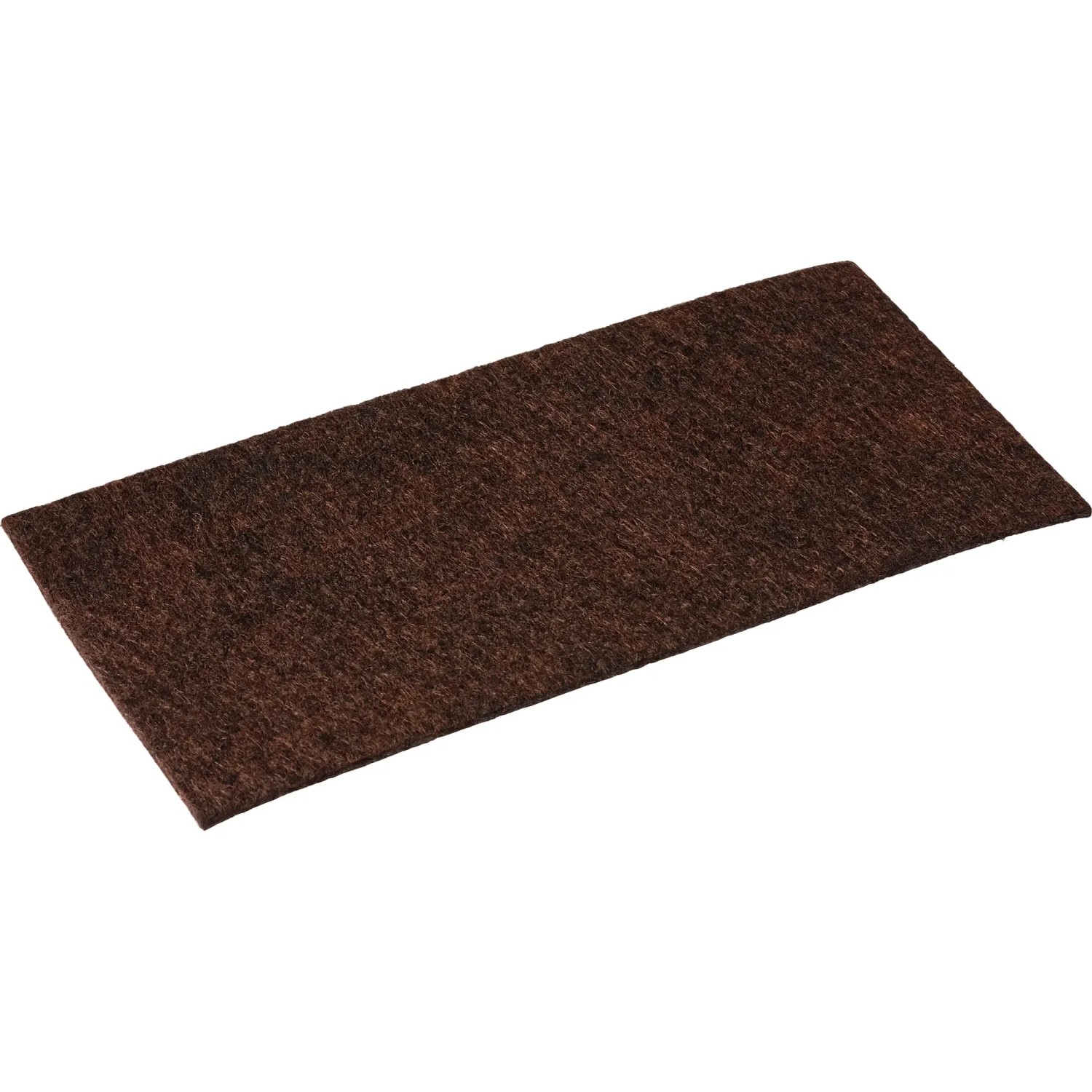 Brauner Filzgleiter, 10x20cm, 3er Set, zum Schutz von Möbeln und Böden.