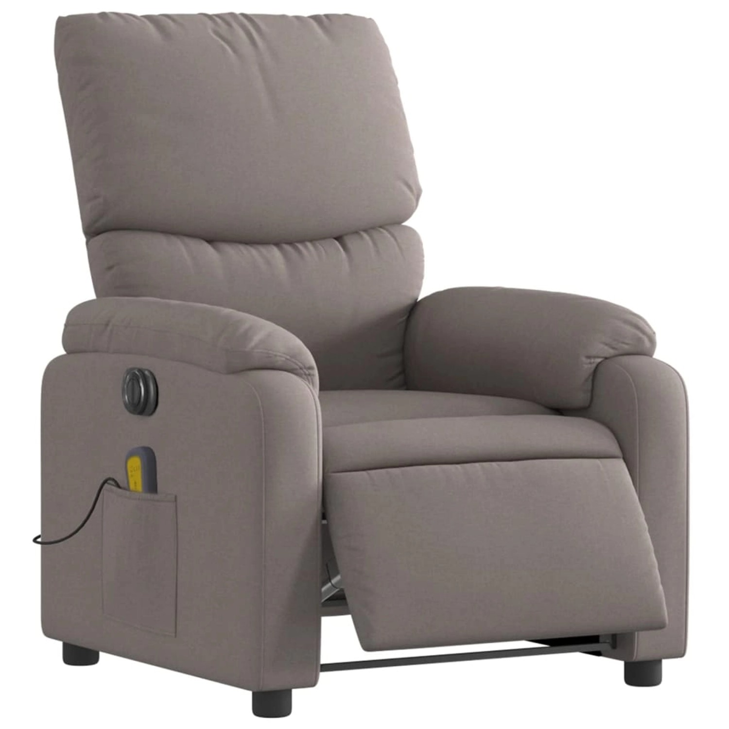 vidaXL Massagesessel Elektrisch Taupe Stoff Modell 8 günstig online kaufen